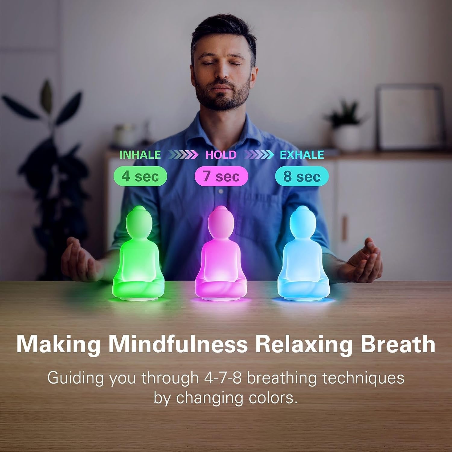 Lighting Visual - Yoga respiratorio consapevole | 4-7-8 Luce